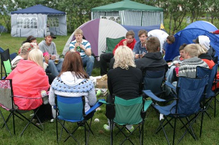 Frá Írskum dögum á Akranesi í fyrra.