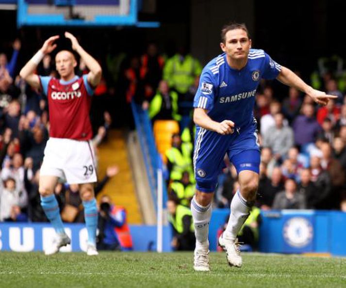 Frank Lampard skoraði fernu!