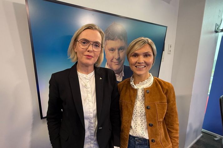 Guðrún Hafsteinsdóttir og Kristrún Frostadóttir tókust á um nýjustu vendingar á þinginu í Sprengisandi.