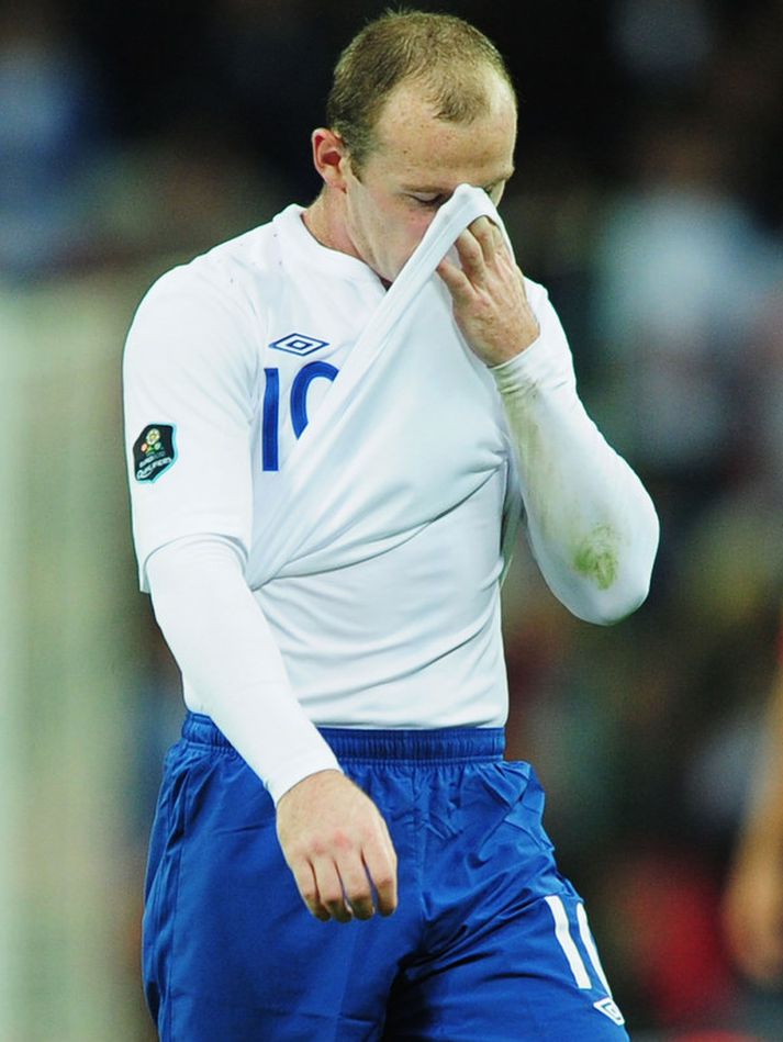 Wayne Rooney í leiknum í gær.