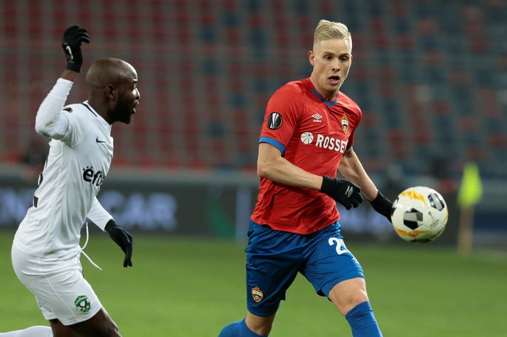 Hörður Björgvin hefur leikið með CSKA Moskvu síðan 2018.