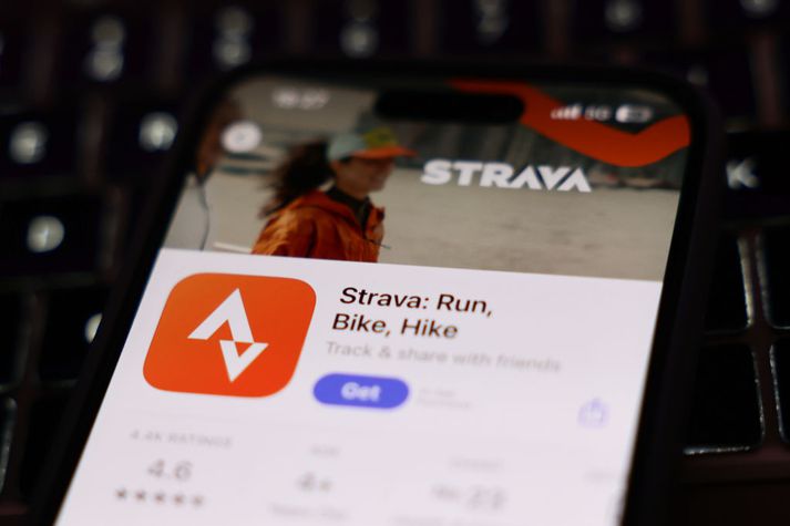 Strava smáforritið hefur um árabil verið aðgengilegt í Garmin tækjum. 