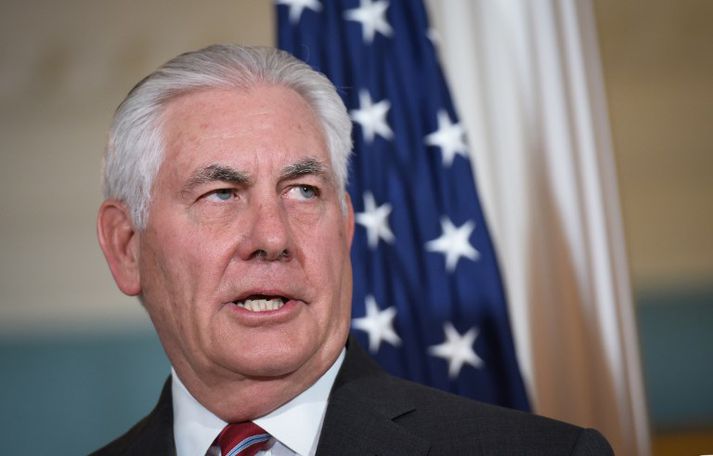 Rex Tillerson og Donald Trump greinir einna helst á um málefni Norður-Kóreu og Írans.