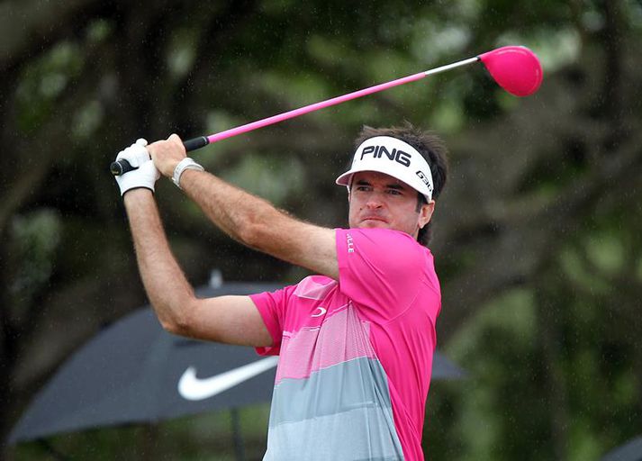 Hinn högglangi Bubba Watson kann vel við sig á TPC River Highlands.