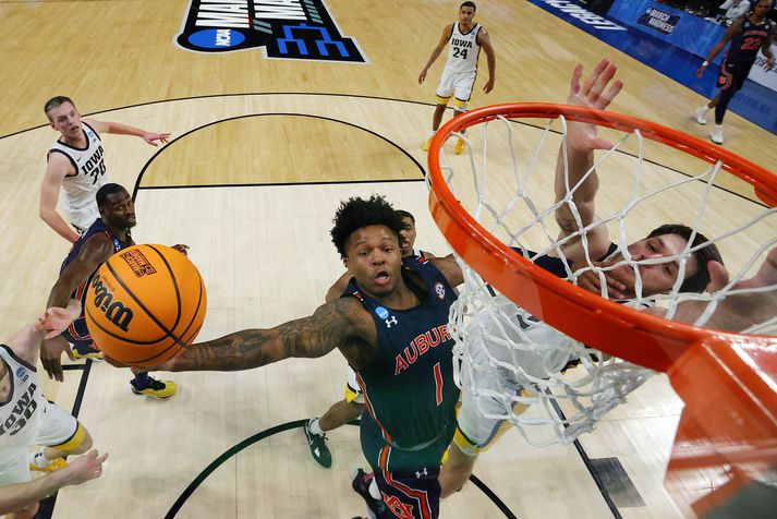 Wendell Green yngri í leik með Auburn háskólanum í fyrra.