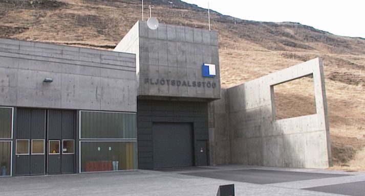 Frá stöðvarhúsi Fljótsdalsstöðvar. 