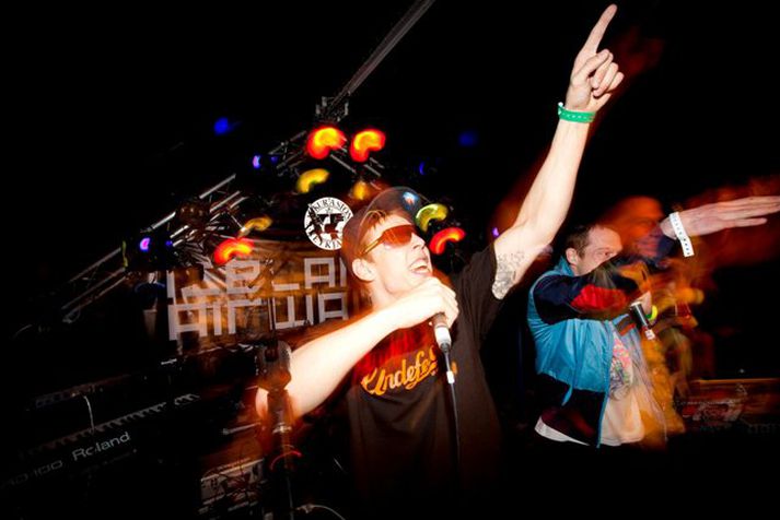 Rapparinn Gísli Pálmi spilaði á síðustu Iceland Airwaves-hátíð.