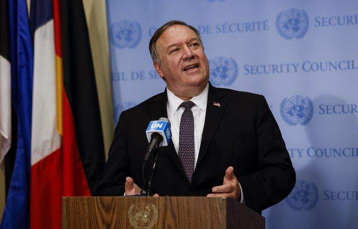 Mike Pompeo, utanríkisráðherra, hefur aflétt samskiptabanni Bandaríkjanna við Taívan.