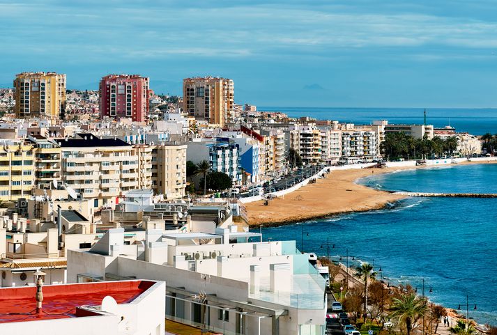 Frá Torrevieja á Spáni. Fjöldi Íslendinga býr í borginni og nágrenni hennar.