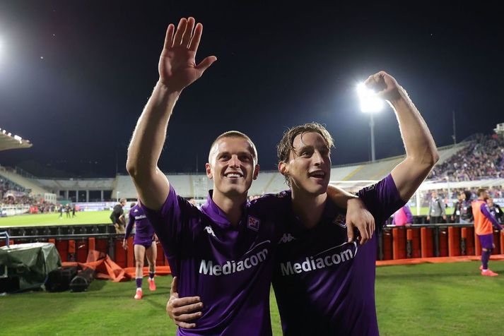 Albert Guðmundsson og Edoardo Bove komu báðir til Fiorentina í sumar.