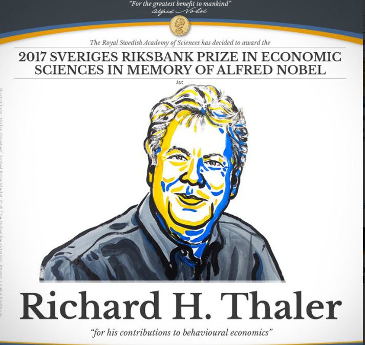 Richard Thaler starfar við Chicago-háskólann í Bandaríkjunum.