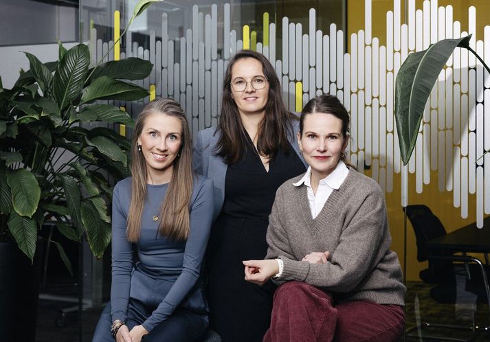 Vilborg Anna Garðarsdóttir, Aneta Beata Wlodarczyk og Ingunn Margrét Ágústsdóttir.