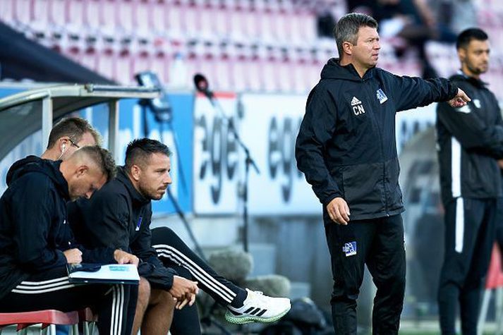Christian Nielsen í leik gegn Midtjylland fyrr á þessari leiktíð.