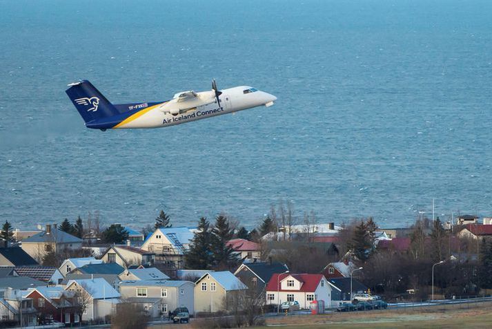 Ólöf Helga var eina fastráðna hlaðkona Icelandair á Reykjavíkurflugvelli.