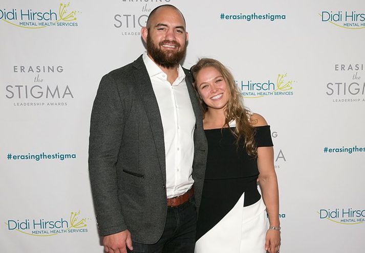 Travis Browne og Ronda Rousey hafa verið saman síðan 2015.