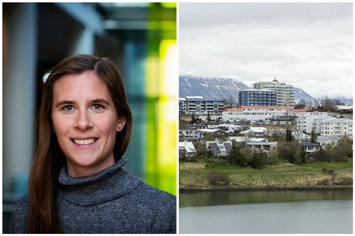 Rúna Sif lýðheilsufræðingur er óánægð með áform um byggingu fjölbýlishúsa á grænum reit við Smárarima/Sóleyjarima. Hún segir græn svæði í nágrenni íbúabyggðar gegna mikilvægu hlutverki í samfélaginu.