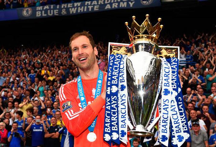 Cech hefur fjórum sinnum orðið Englandsmeistari með Chelsea.