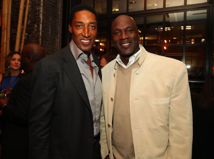 Eitthvað hefur slest upp á vinskapinn hjá Scottie Pippen og Michael Jordan.