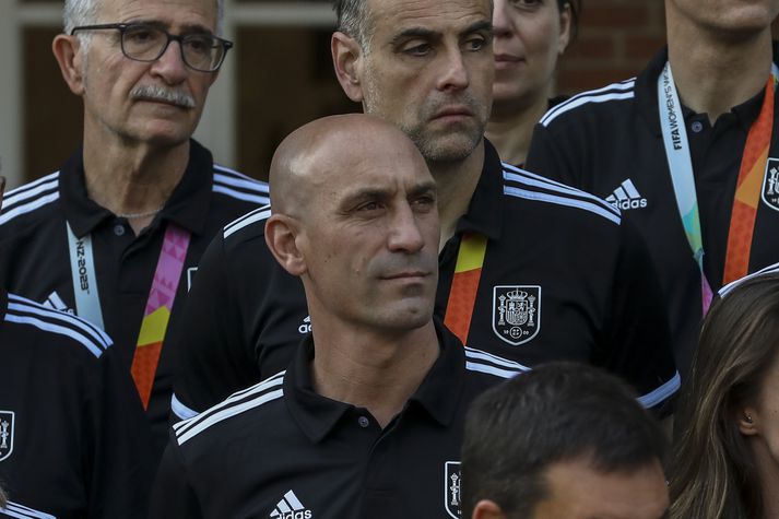 FIFA dæmdi Luis Rubiales í níutíu daga bann frá fótbolta.