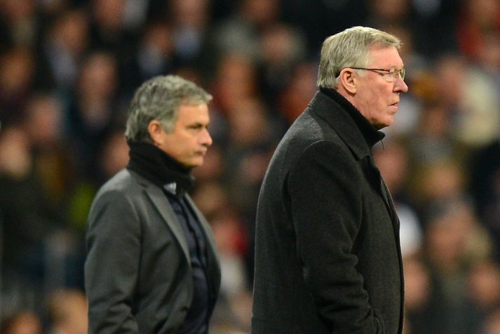 Ferguson og Mourinho voru góðir vinir utan vallar.