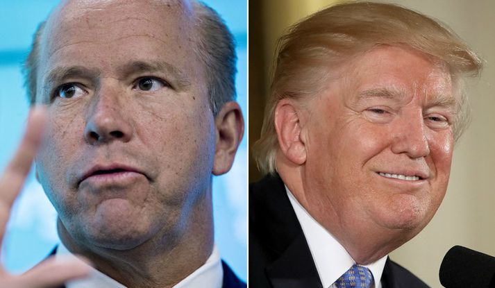 John Delaney og Donald Trump.