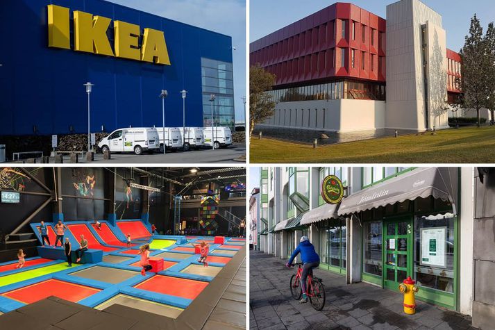 IKEA, Þjóðarbókhlaðan, RUSH-trampólíngarður og Jómfrúin eru staðir sem verið hafa lokaðir en opna að nýju eftir samkomubann í dag, 4. maí.