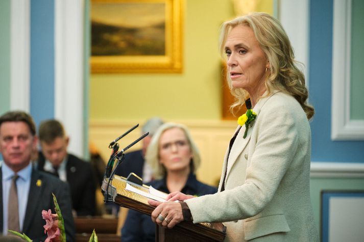 Þorgerður Katrín Gunnarsdóttir utanríkisráðherra mun fjalla um niðurstöður hópsins og næstu skref á kynningarfundinum í dag.