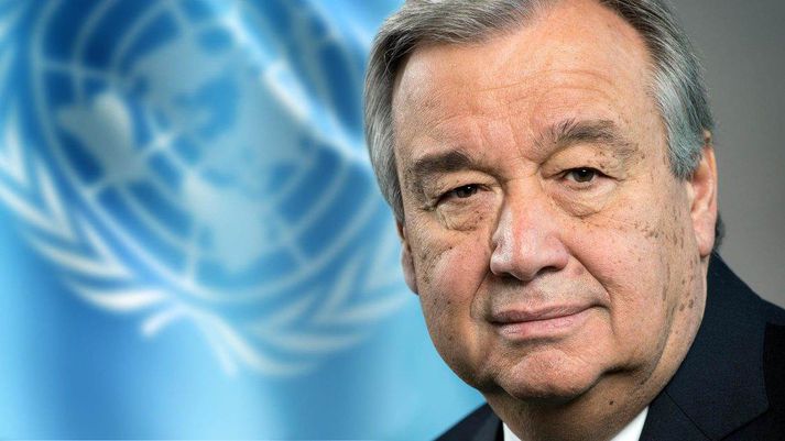 Antonio Guterres aðalframkvæmdastjóri Sameinuðu þjóðanna.