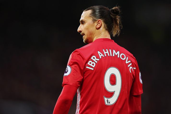 Zlatan Ibrahimovic í leik með Manchester United.