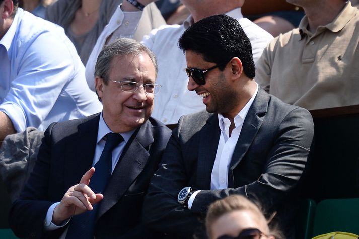  Nasser Al-Khelaifi og Florentino Perez eru forsetar tveggja af stærstu fótboltaklúbbum heims.