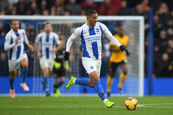 Knockaert í leik með Brighton