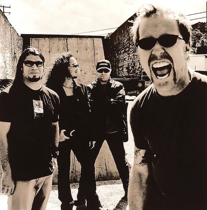 metallica Rokksveitin Metallica vinnur að nýrri plötu með upptökustjóranum Rick Rubin.
