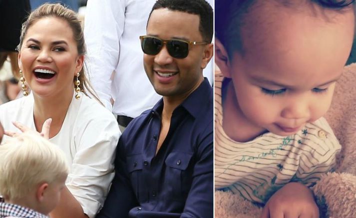 Chrissy Teigen og John Legend eiga von á sínu öðru barni.