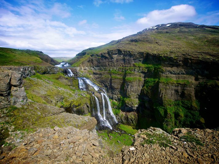 Glymur er hæsti foss Íslands.