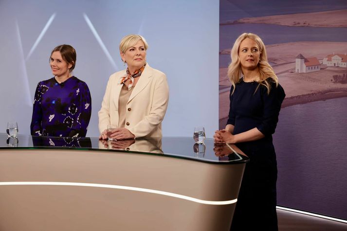 Katrín, Halla og Halla hlutu 75 prósent atkvæða. 