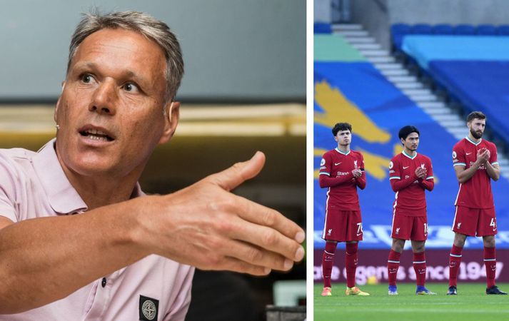 Það hefur vantað marga lykilmenn í Liverpool liðið að undanförnu og Marco van Basten veit það vel.