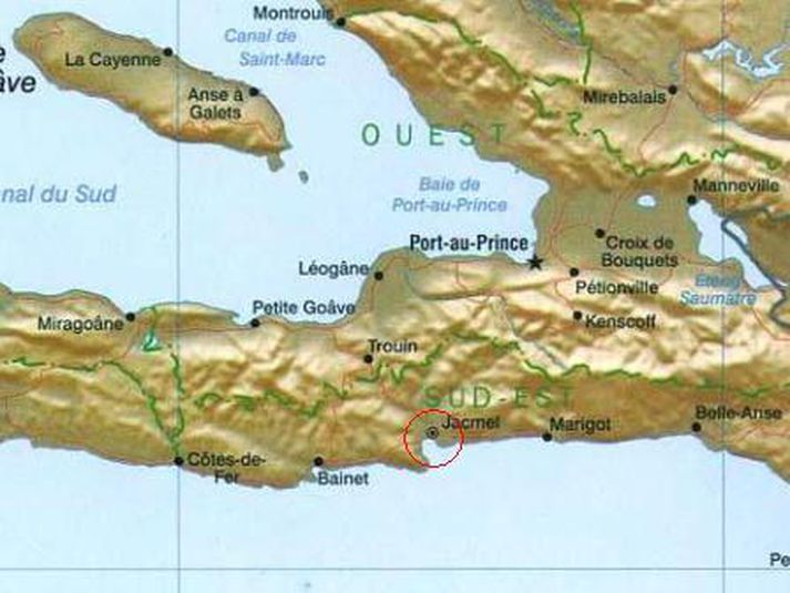 Þegar jarðskjálftinn reið yfir var Halldór staddur í borginni Jacmel sem er rúmlega 40 kílómetra suðvestur af höfuðborginni Port au Prince sem fór afar illa út úr skjálftanum.