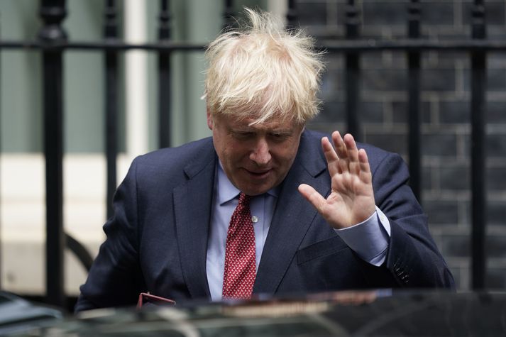 Boris Johnson hefur verið forsætisráðherra Bretlands í eitt ár upp á dag.