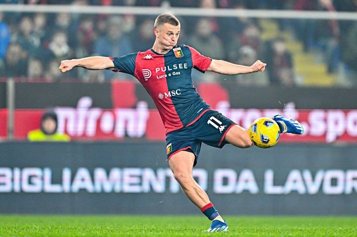 Albert Guðmundsson og félagar í Genoa mæta toppliði Inter.