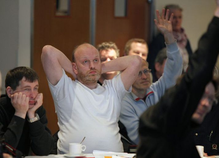 Um eitt hundrað manns sátu stofnfundinn í gær. fréttablaðið/valli