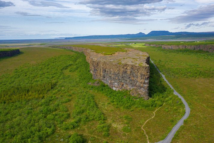 Hitametið féll upp úr hádegi. 