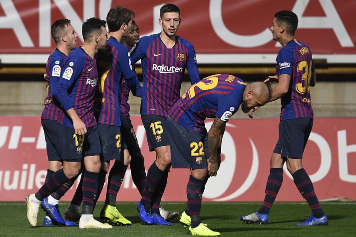 Börsungar fagna marki Clement Lenglet.