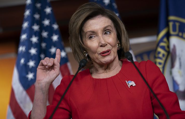 Nancy Pelosi, forseti fulltrúadeildarinnar.