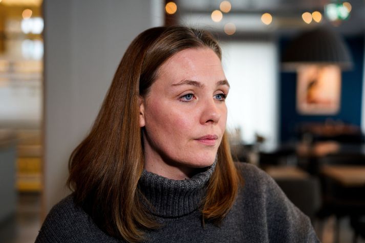 Sonja Ýr Þorbergsdóttir er formaður BSRB en félagið er eitt þeirra sem hafa hrundið af stað herferð gegn áformum stjórnvalda um að afnema áminningaskyldu.