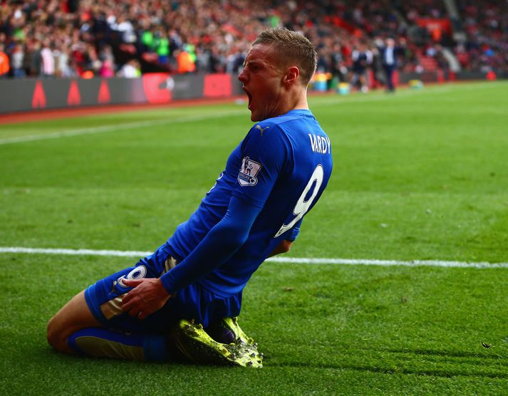 Jamie Vardy skorar og skorar.