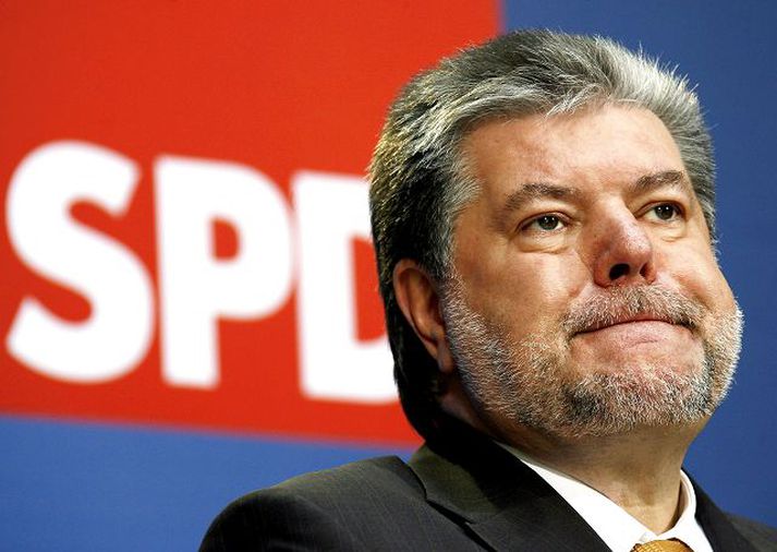 Formaður þýska Jafnaðarmannaflokksins. Fréttablaðið/AP