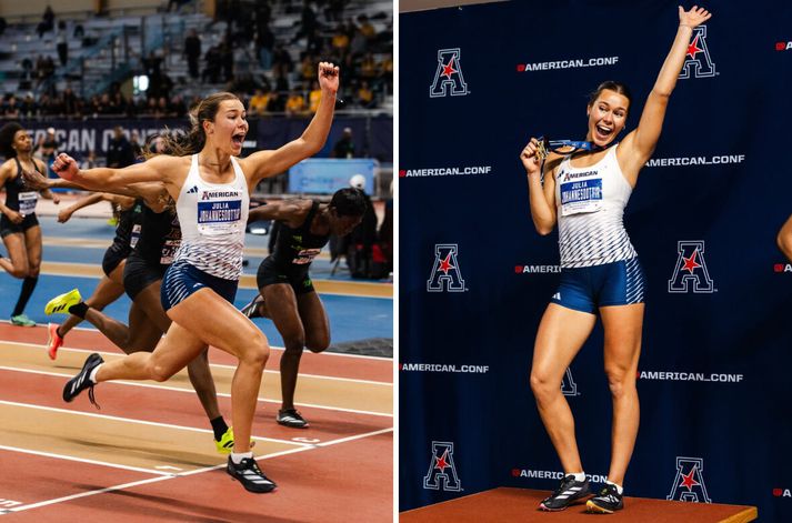 Júlía Kristín Jóhannesdóttir átti frábæra daga í Birmingham í Alabama.