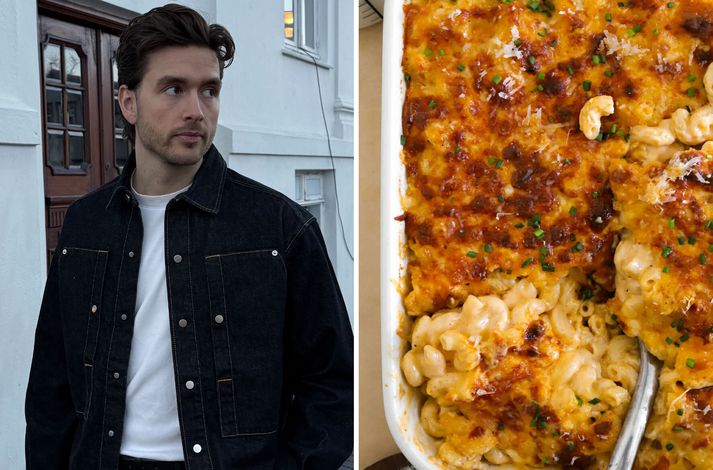 Adam deilir uppskriftum á samfélagsmiðlinum TikTok á líflegan og skemmtilegan hátt.