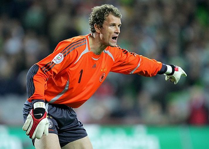 Jens Lehmann í leik með þýska landsliðinu gegn Írum um síðustu helgi.