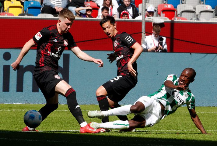 Ísak Bergmann Jóhannesson hefur leikið vel með Fortuna Düsseldorf á tímabilinu.